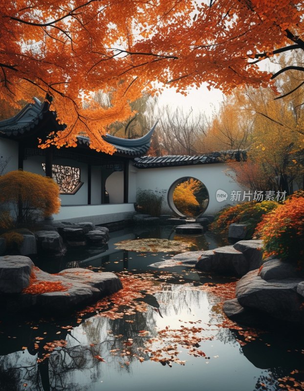 秋日园博园景致