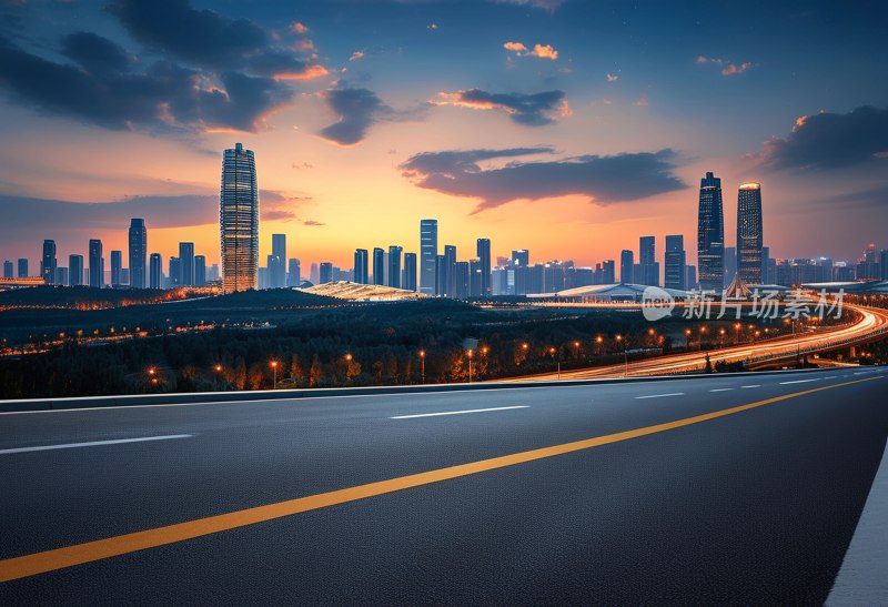 郑州夜景天际线