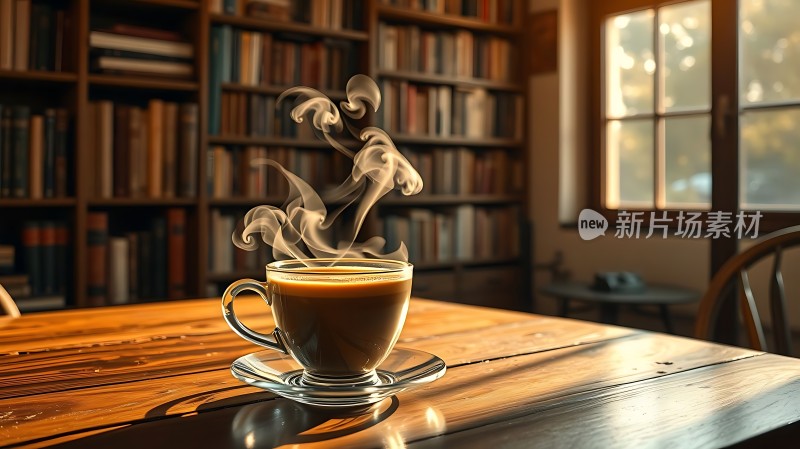 阳光下的咖啡时光