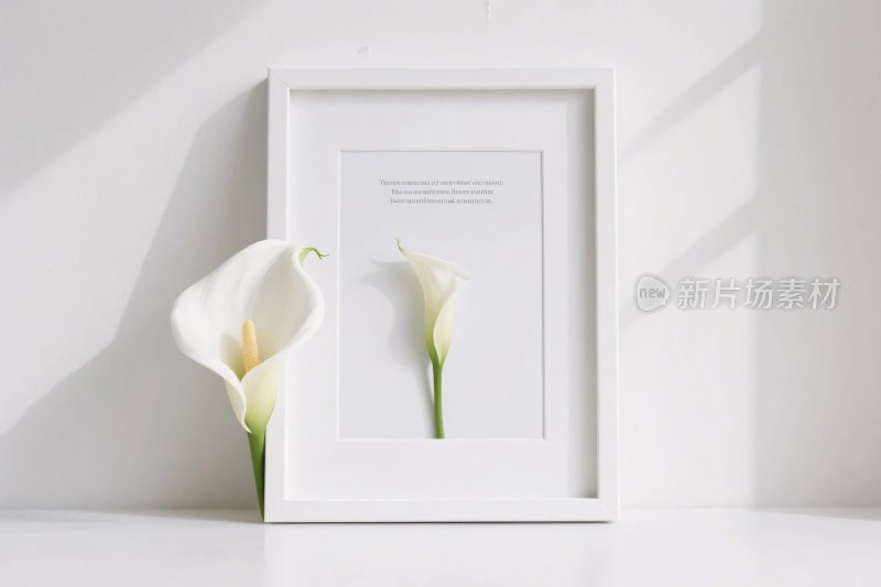 简约花艺相框装饰