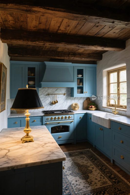 复古风格厨房场景