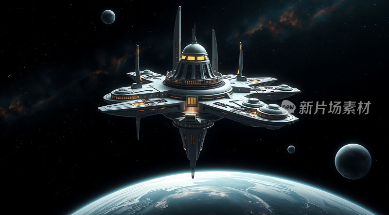 星际飞船探索未知宇宙