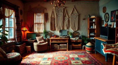 复古家居温馨舒适生活空间