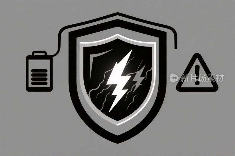 安全警示盾牌图标