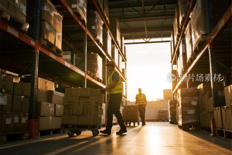 仓库货物搬运场景