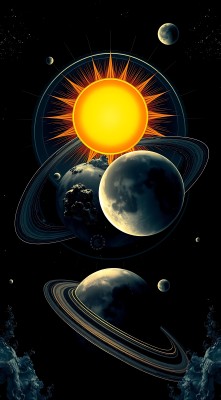 太阳系行星环舞