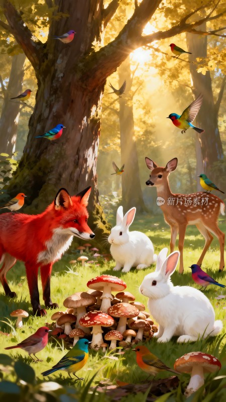 森林里的和谐共处