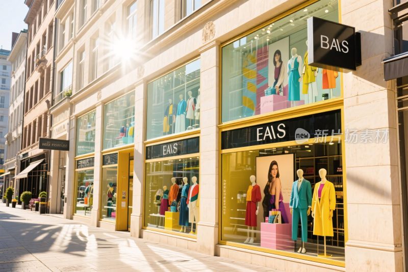 商业橱窗时尚展示