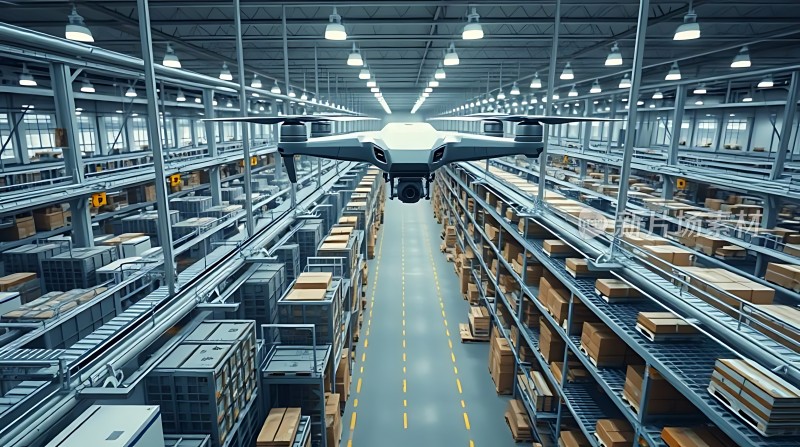 智能仓储中心无人机高效作业