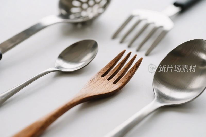 餐具静物展示