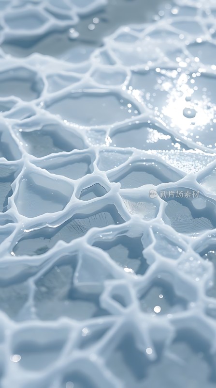 冰封世界晶莹剔透