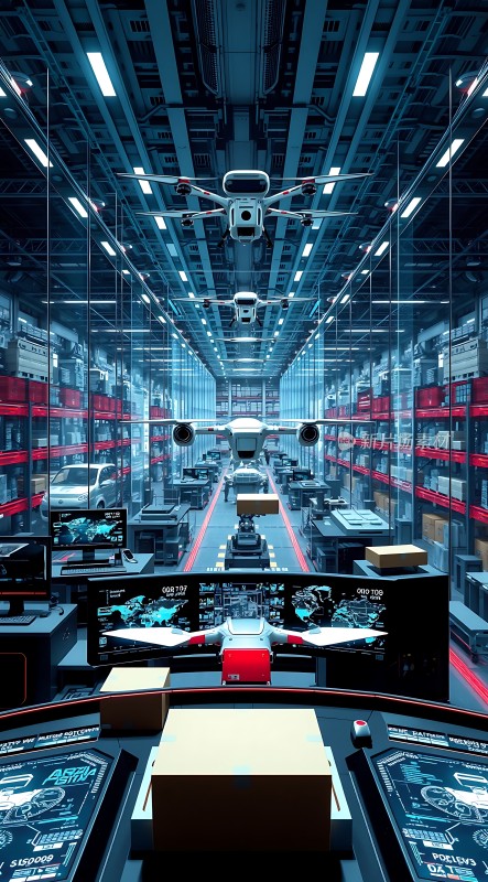 未来科技中心无人机与智能仓库的结合