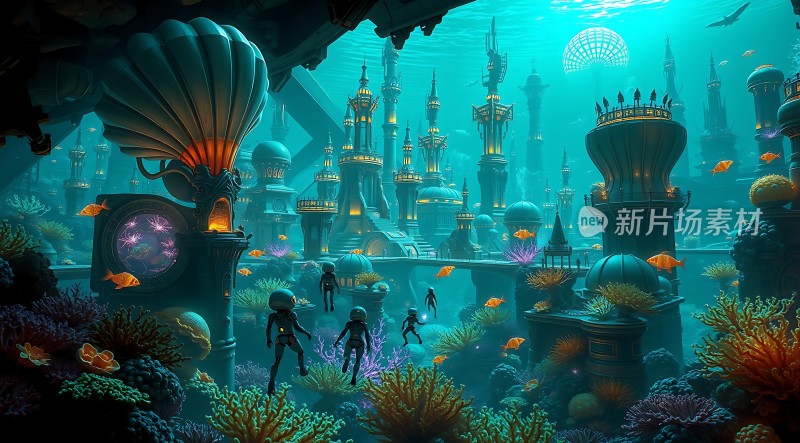 海底之城奇幻世界