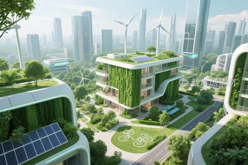 未来生态城市景观