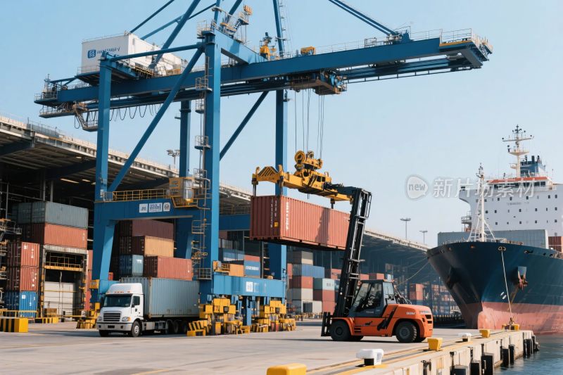 港口货物装卸场景