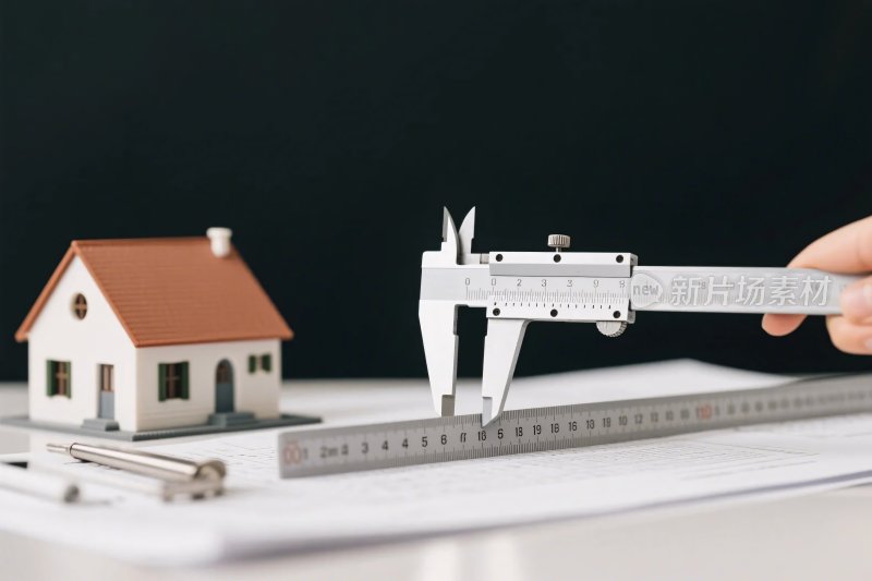 房屋模型测量场景