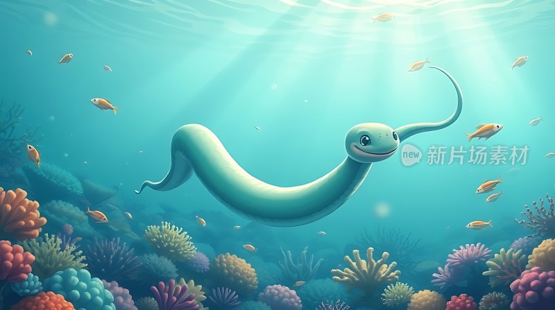 海洋精灵与珊瑚共舞