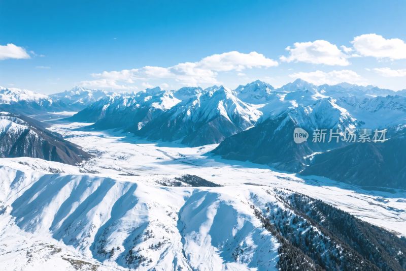 壮丽雪山风景