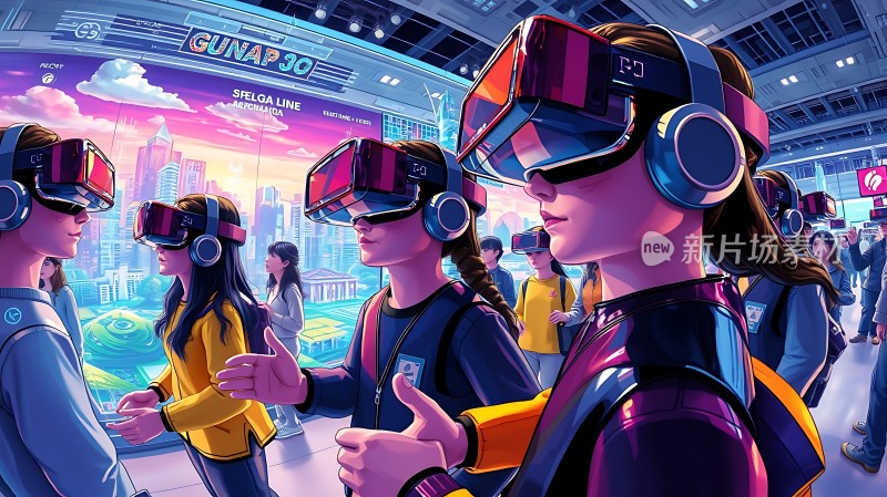 虚拟现实体验馆沉浸式未来世界