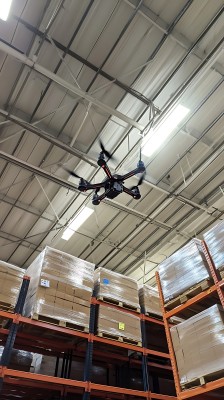 无人机仓库巡检高效智能物流管理
