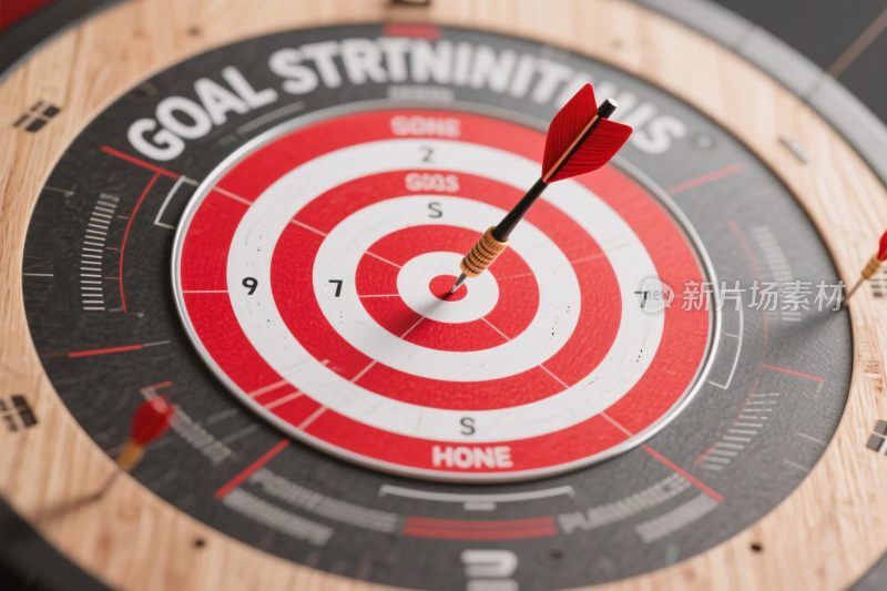 飞镖靶目标插画