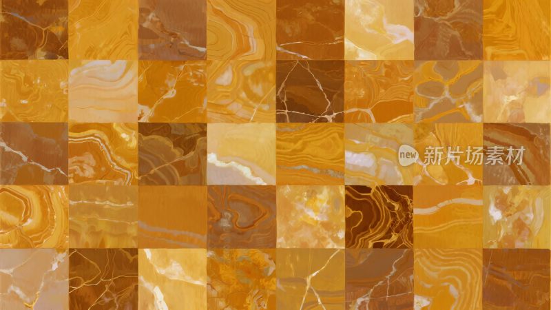 黄棕大理石方块拼接图案