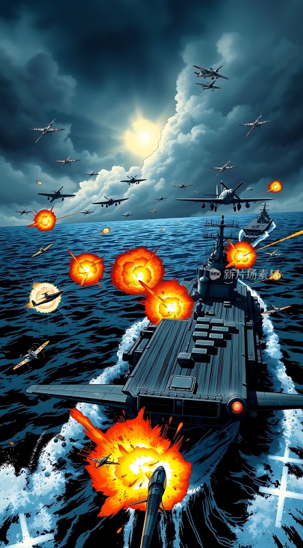 海战风云航母与战机激战正酣