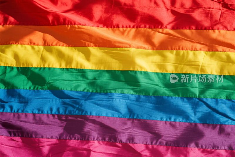 彩虹旗特写