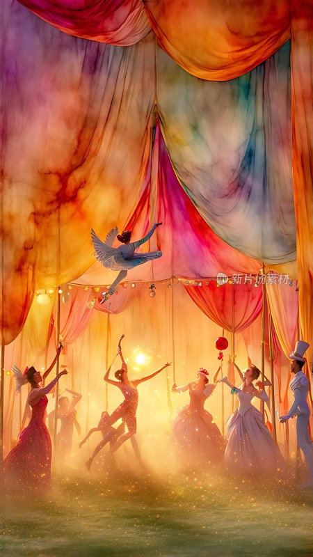 梦幻舞台上的华丽舞者
