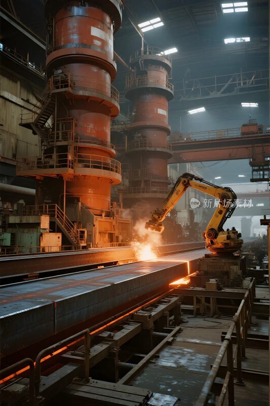 工业炼钢车间场景