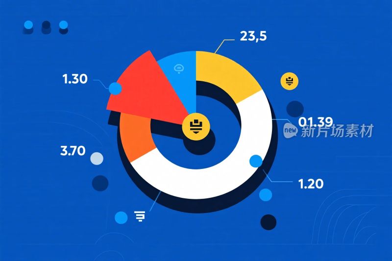 环形数据统计图