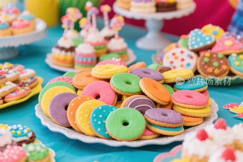 多彩甜点展示场景