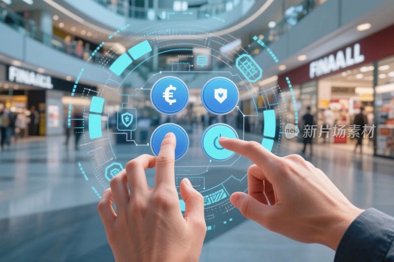 商场虚拟交互界面