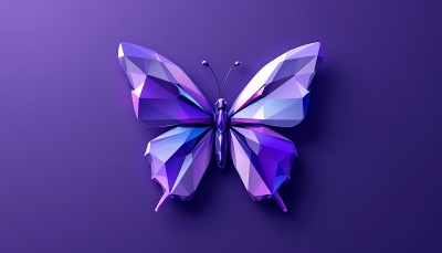 紫色蝴蝶翅膀上的几何图案 紫色蝴蝶翅膀上的几何图案