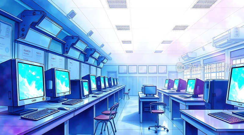 科技实验室未来感十足