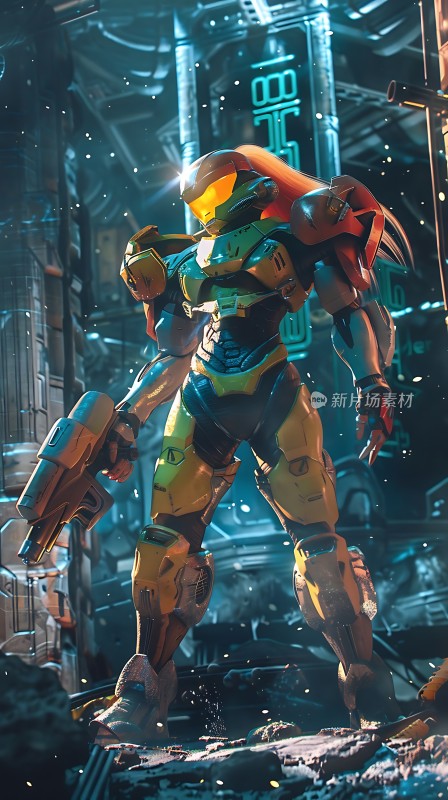 未来战士机械与科技的完美结合