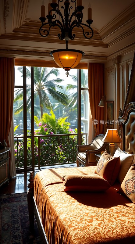 阳光下的热带风情卧室