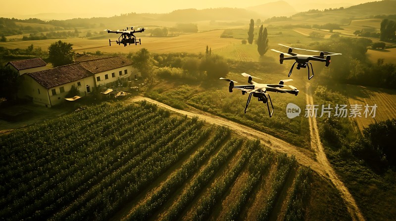 无人机巡田科技助力农业新时代