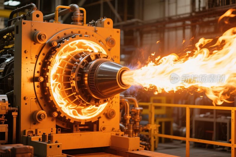 工业设备燃烧场景