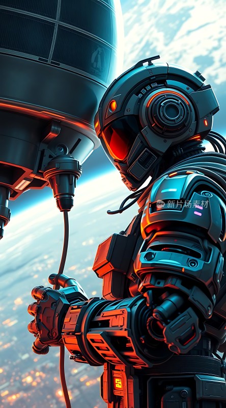 太空探索者与宇宙飞船