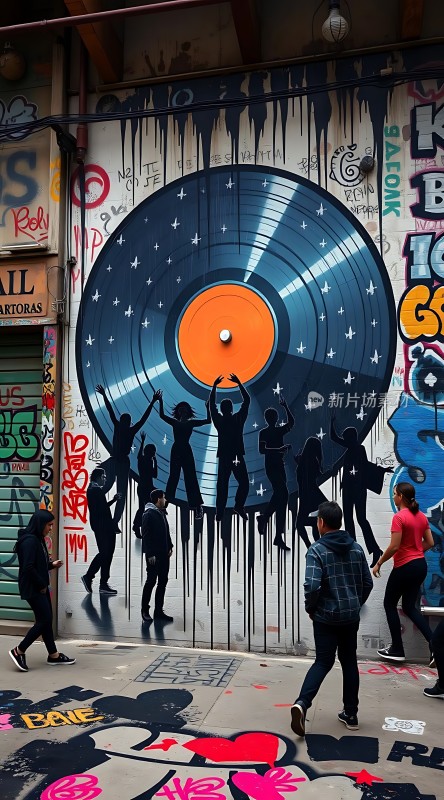 街头艺术音乐与舞蹈的视觉盛宴