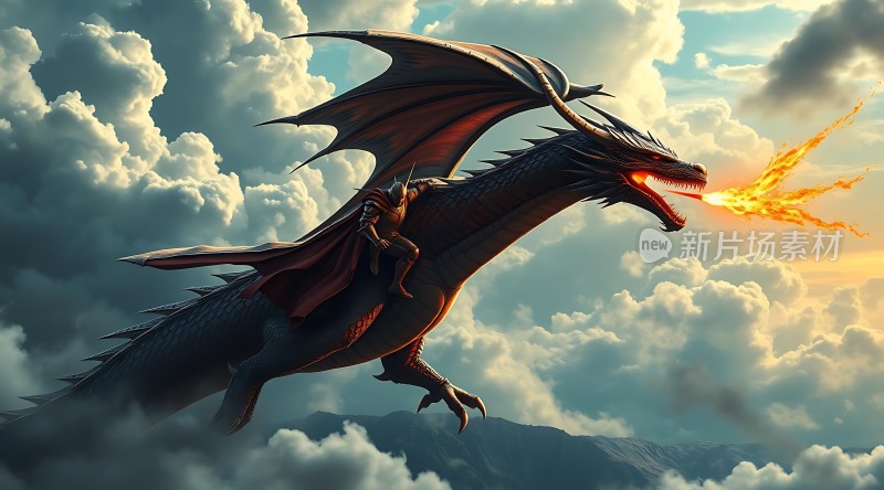 龙骑士翱翔云端