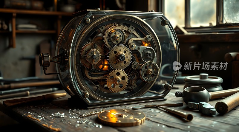 机械之美齿轮与时光