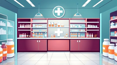 温馨药房药品整齐摆放环境整洁明亮 温馨药房药品整齐摆放环境整洁明亮