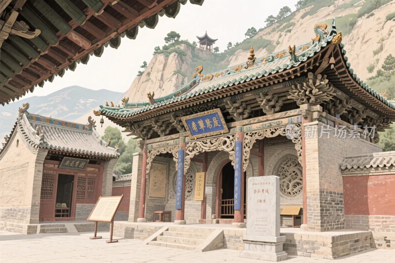 古庙古建风景图