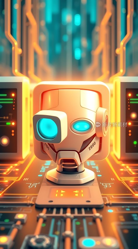 科技感十足的未来机器人