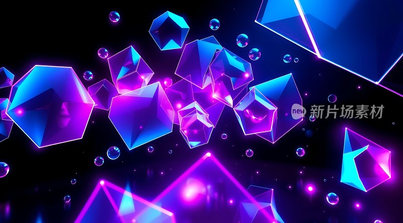 霓虹幻境几何世界