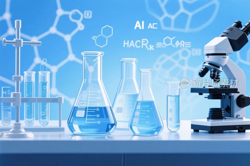 科学实验室仪器场景