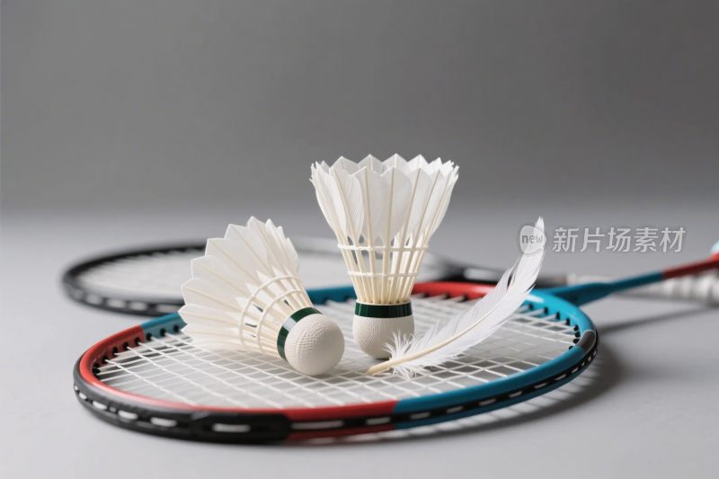 羽毛球装备展示