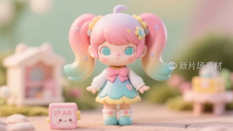 可爱卡通玩偶插画